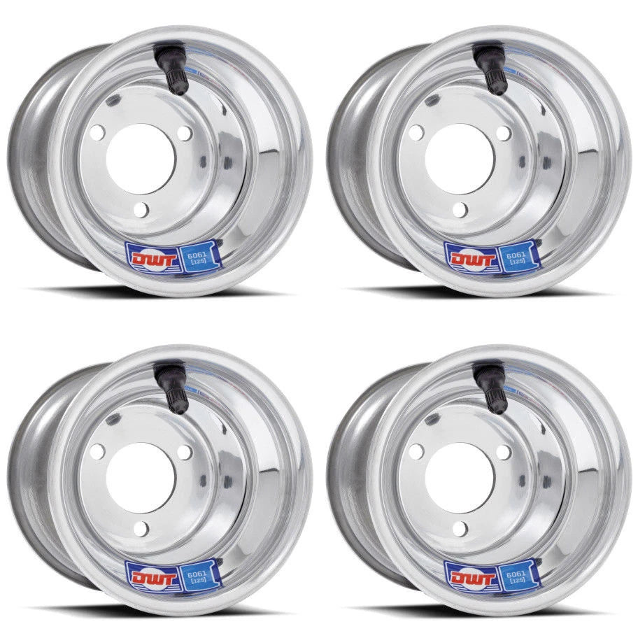 Set of 4 Polished Aluminum Wheels Rims 8" for Honda Odyssey