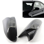Gloss Black Rearview Mirror Cover Caps for BMW E81 E82 E87 E88 E90 E91 E92 (2007-2013)