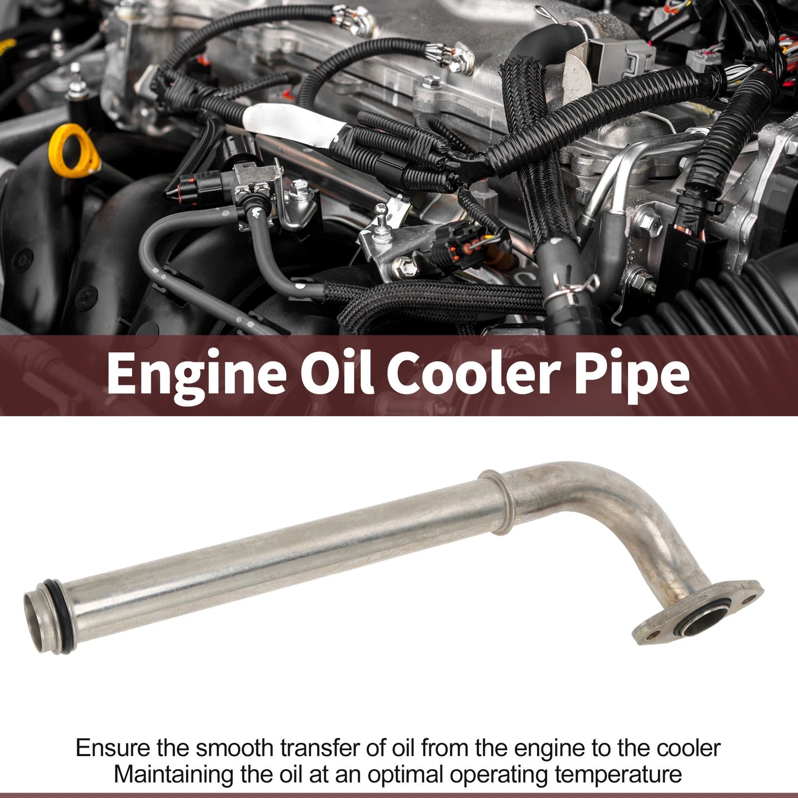 Engine Oil Cooler Tube for Chevrolet Sonic 1.8L L4 (2012–2018) No. 25194218