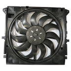 Replacement Plastic Radiator/Condenser Fan Assembly w/One Big Fan