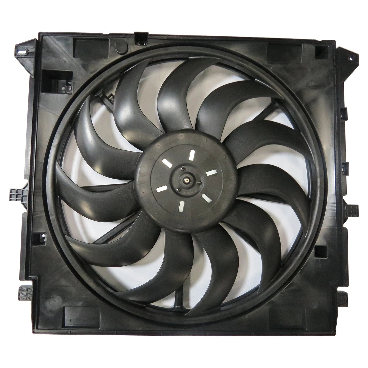 Replacement Plastic Radiator/Condenser Fan Assembly w/One Big Fan