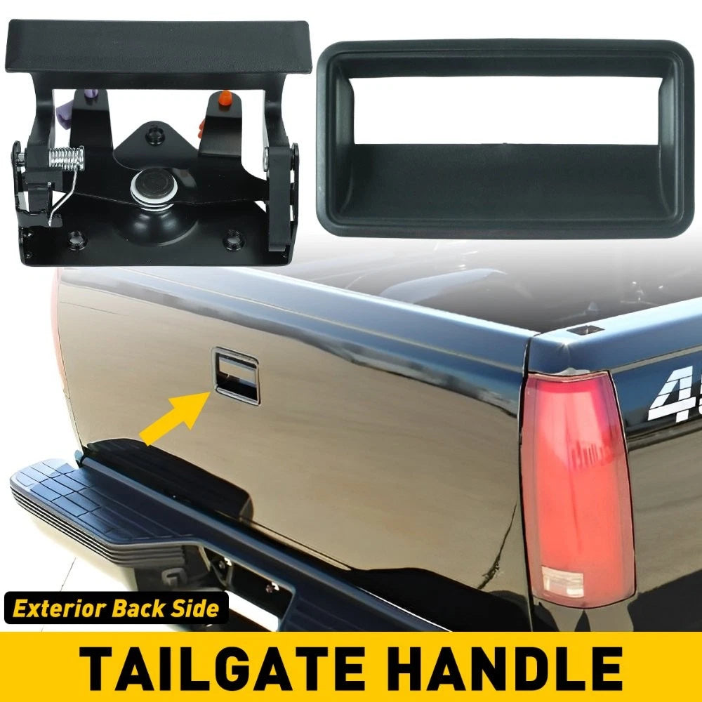 Tailgate Handle & Bezel for Chevy GMC CK 1500 2500 3500 (1999–2007)