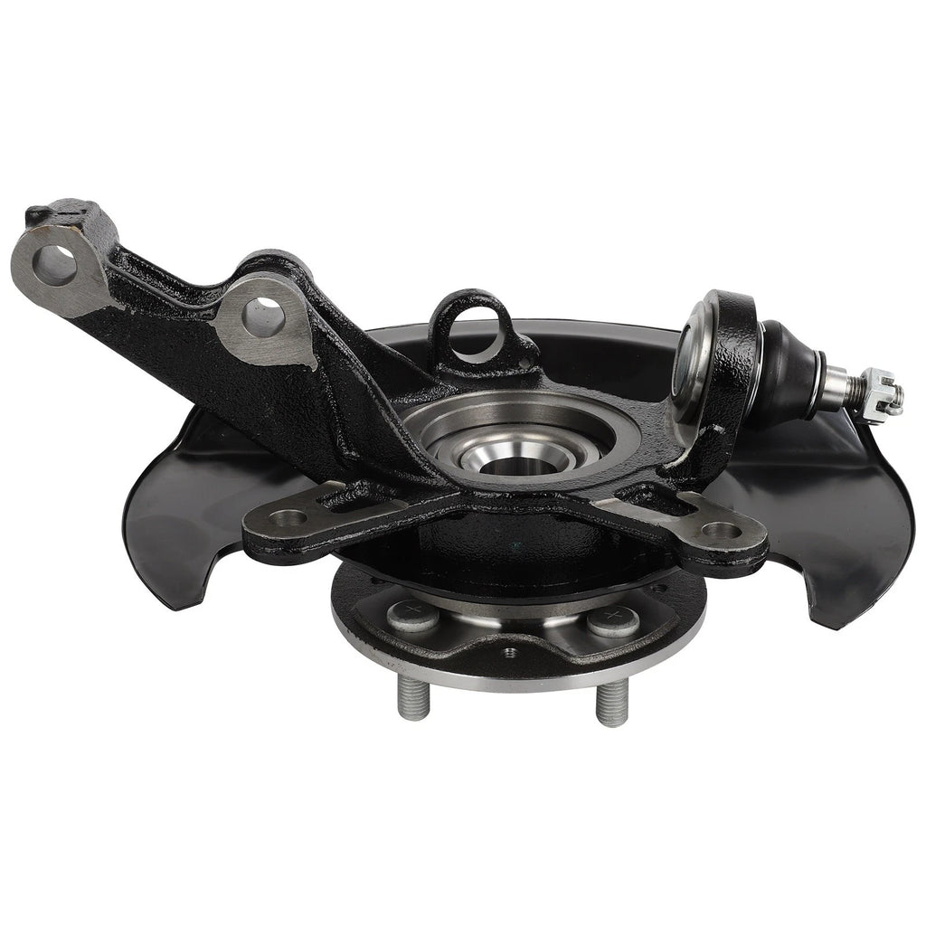 2X Front Steering Knuckle & Wheel Bearing Hub for Honda Civic (2001–2002)