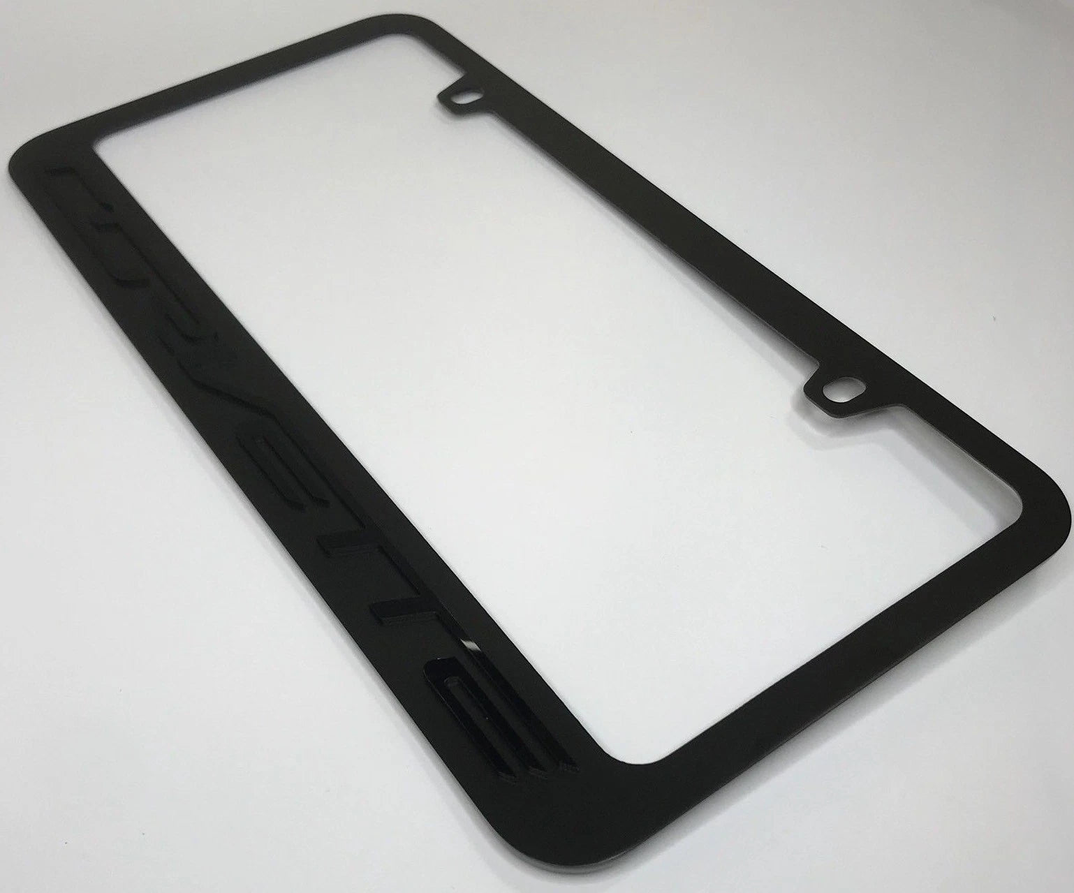 Matte Black License Plate Frame for Chevrolet C7 Corvette (2014–2019)