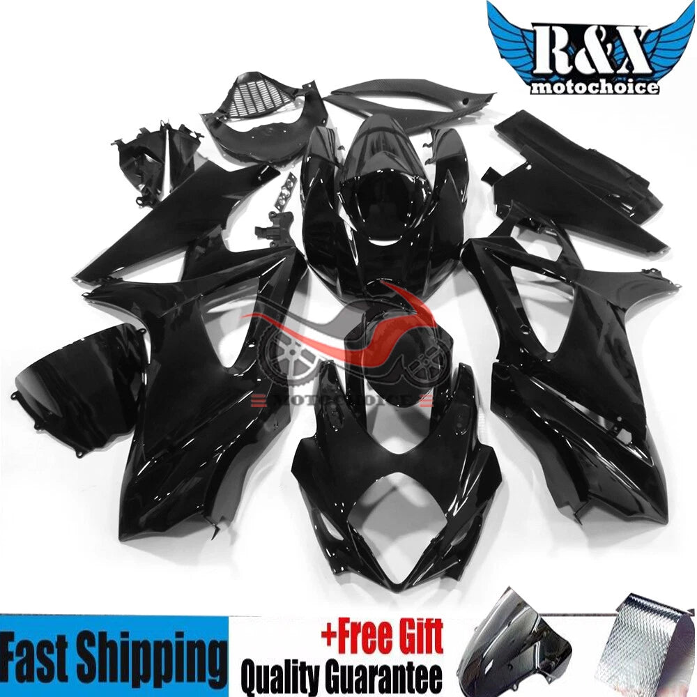 Injection Black ABS Fairing Kit for Suzuki GSXR 1000 (2007–2008)