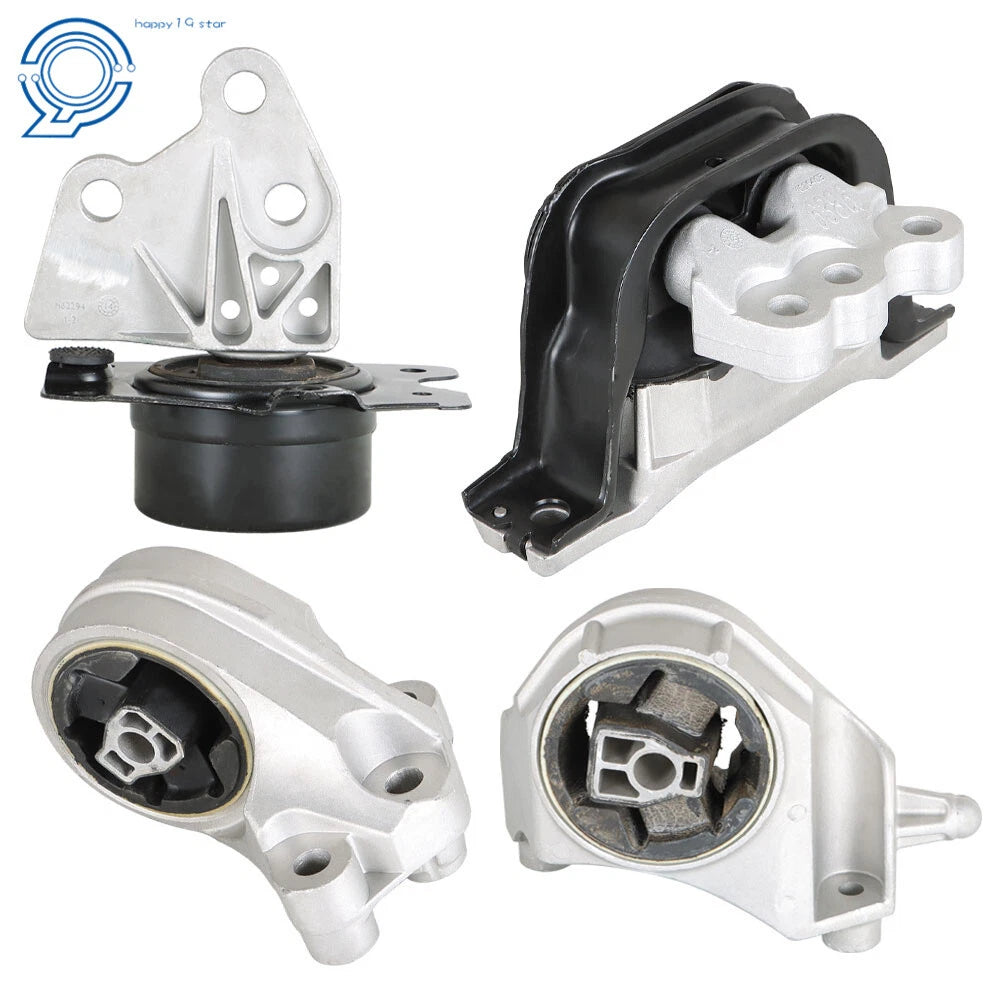 Set of 4 Engine Motor & Transmission Mounts for Chevrolet Equinox (2011–2017)