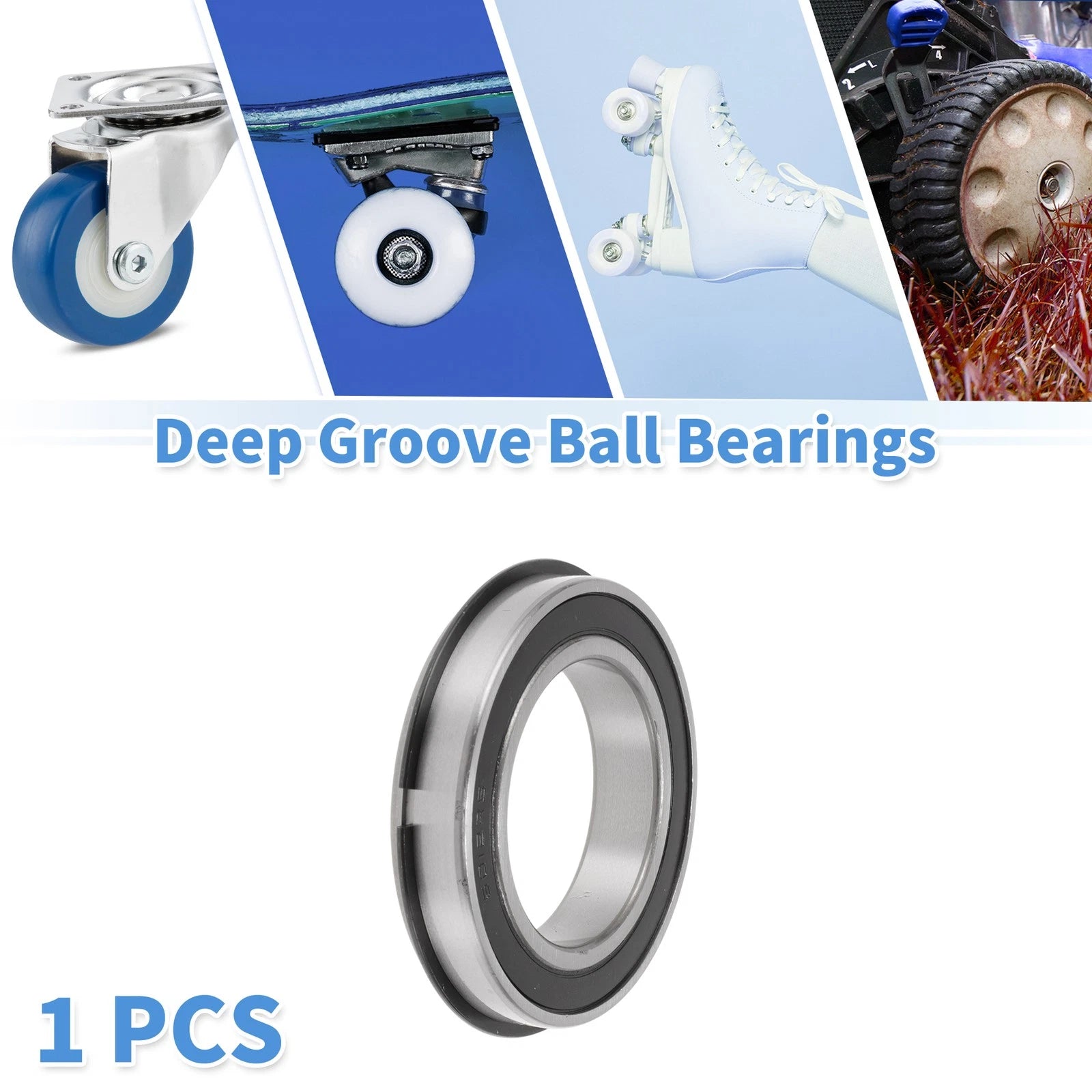 6012NR2RS Deep Groove Ball Bearings for Scooter Skateboard Wheel (60x95x18mm)