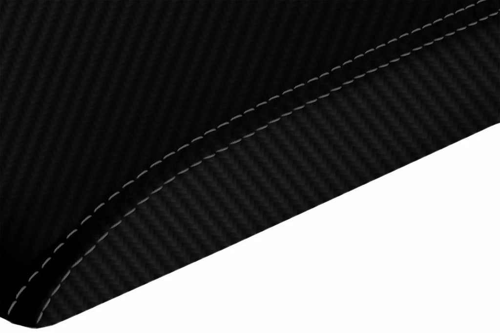 Console Lid Armrest Cover for Ford Flex (2009–2019) Carbon Fiber Black