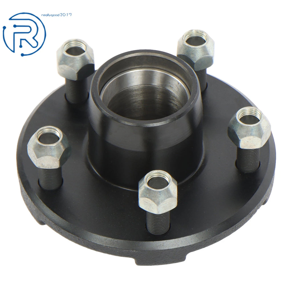 Trailer Hub Kit Assembly for BT16 (5 Bolt, 1-1/16" Round Spindle)