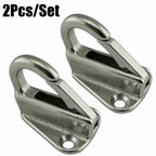 2X Marine 316 Stainless Steel Spring Snap Fending Hook for Boat