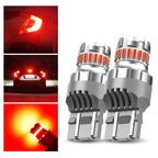 2X 7443 LED Strobe Brake Tail Light Bulbs for Universal Vehicles