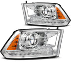 Halogen Headlights Front Pair for Ram 2500 3500 3.0L 3.6L 5.7L (2016–2020)