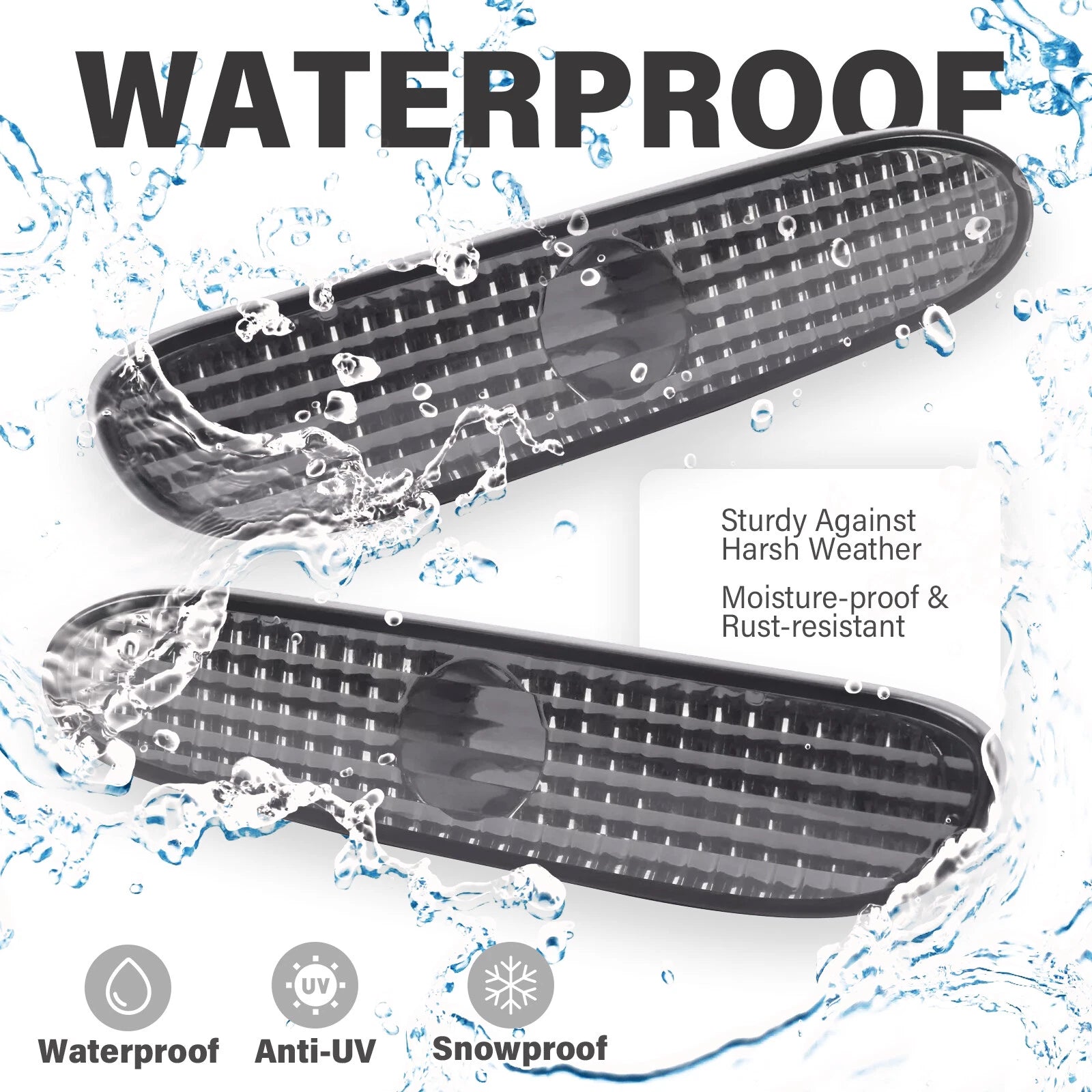 Front Smoke Bumper Side Marker Lights for Dodge Neon (2000–2005)