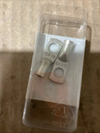 Set of 2 Tinned Copper Lugs 8 AWG 5/16" Stud for Ancor 252235