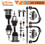 Set of 2 Front Control Arm Wheel Hub Bearing CV Axle Shaft for Ford F-150 (2004–2005)