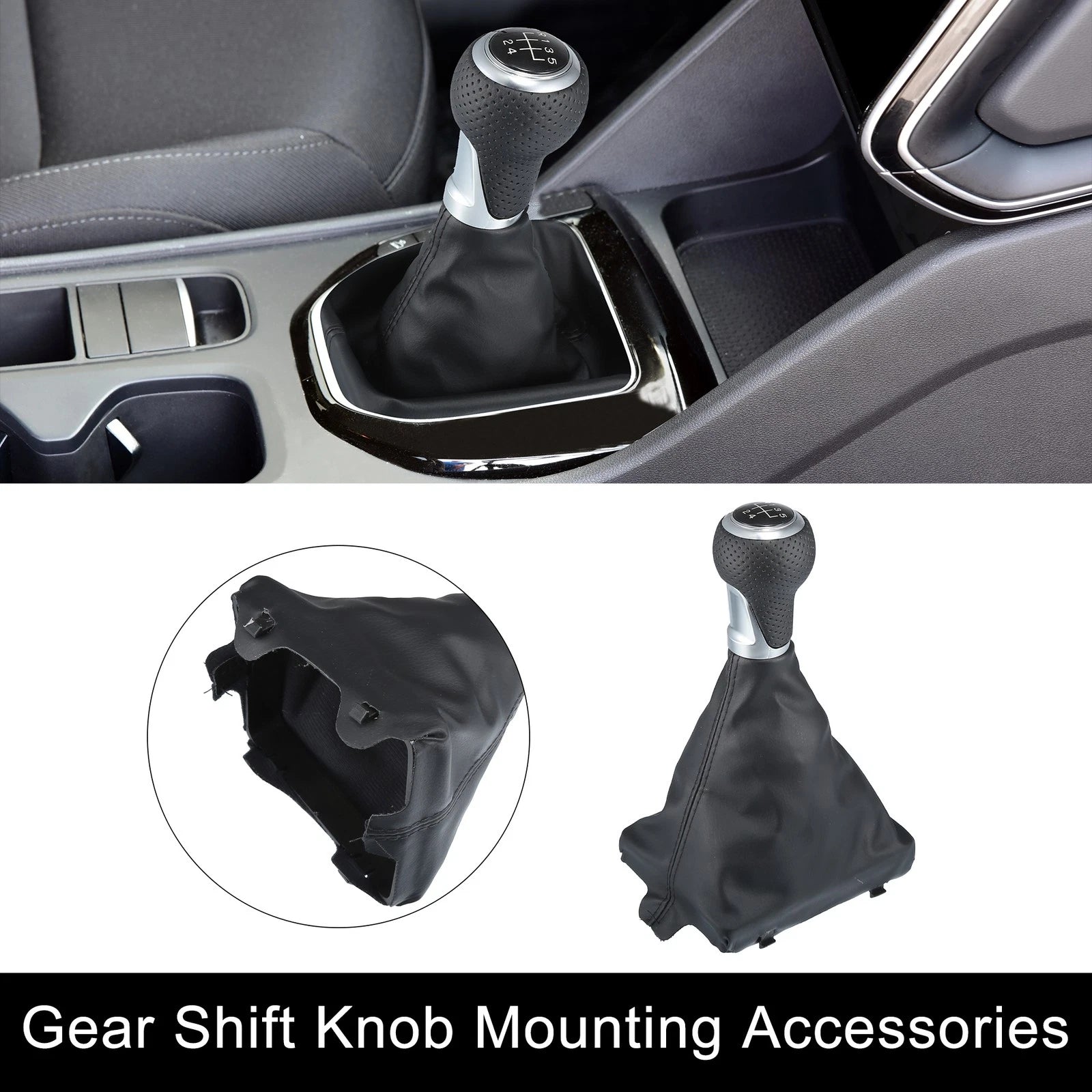5 Speed Manual Gear Shift Lever for Audi A4 S4 B8 8K/A5 8/Q5 8R Black