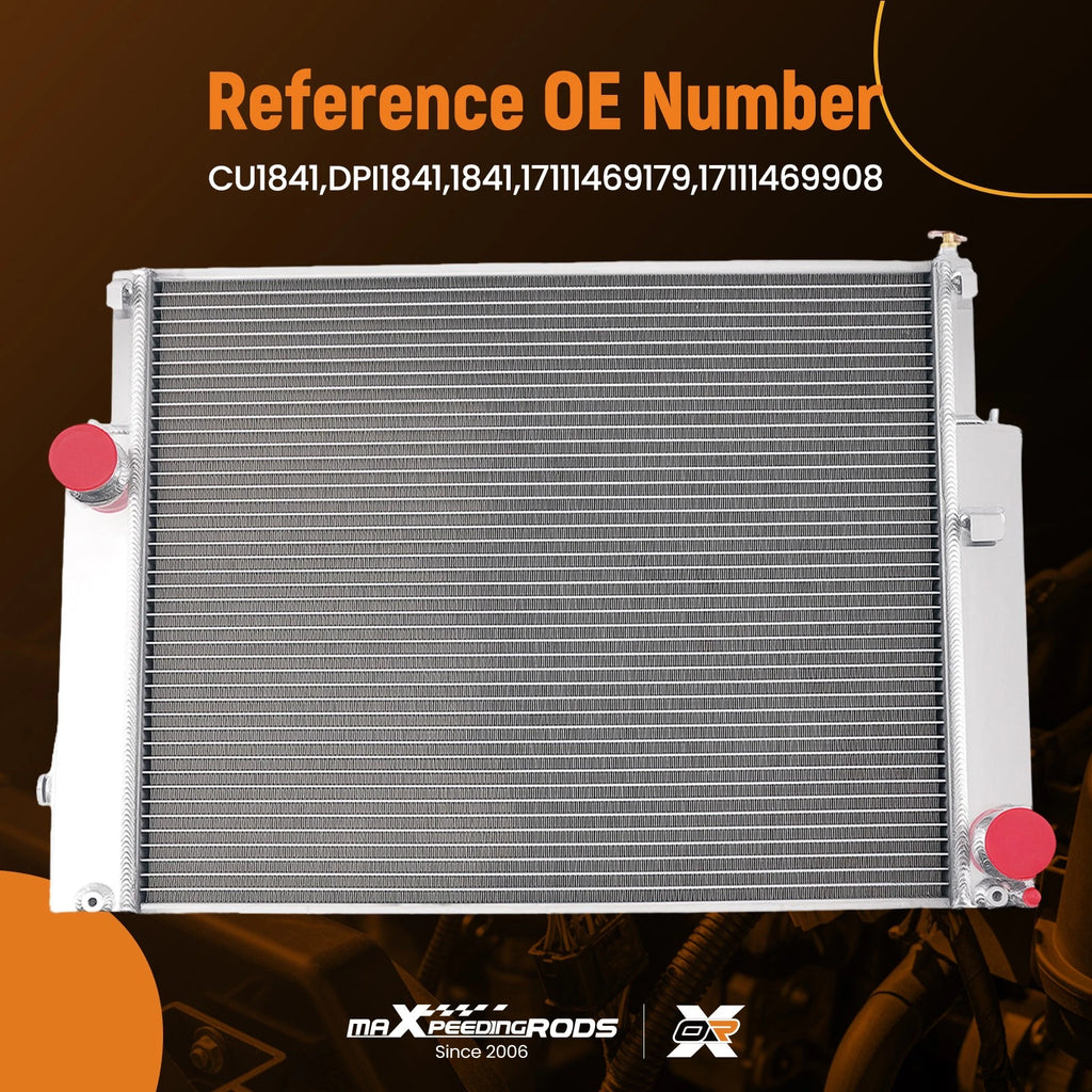 Aluminum Radiator for BMW E36 3-Series M3 (1992-1999) 2-Row Crossflow