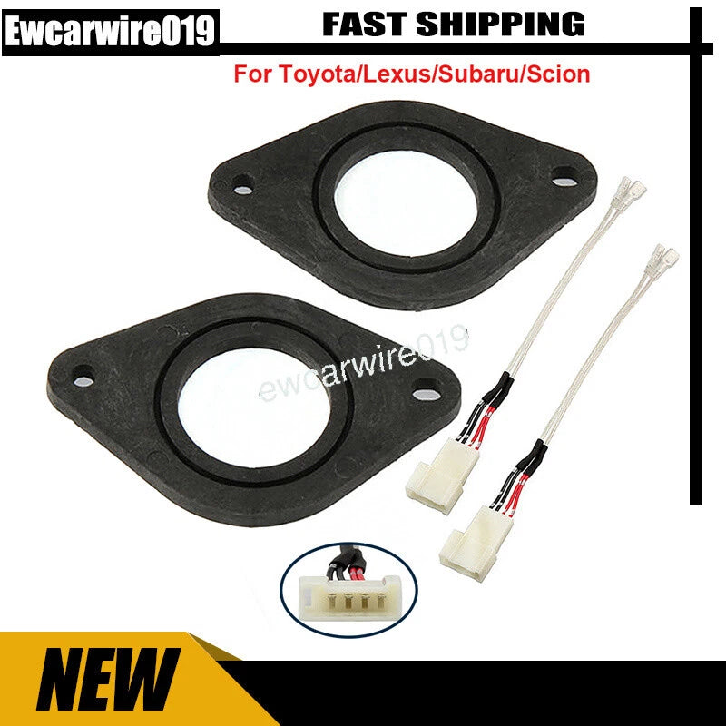 Stereo Super Power Tweeter Speaker Wire Harness Adapter for Toyota Lexus Subaru