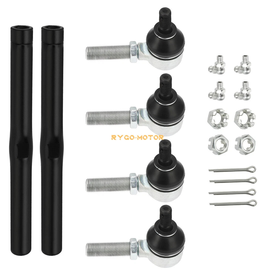 2X Tie Rod End Assembly Kit 70074-G01, 70074-G02 for EZGO E-Z-Go Golf Cart (1994–2023)