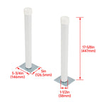 2X 22” Steel Boat Trailer Post Guides for Pontoon Ski Fishing Boat
