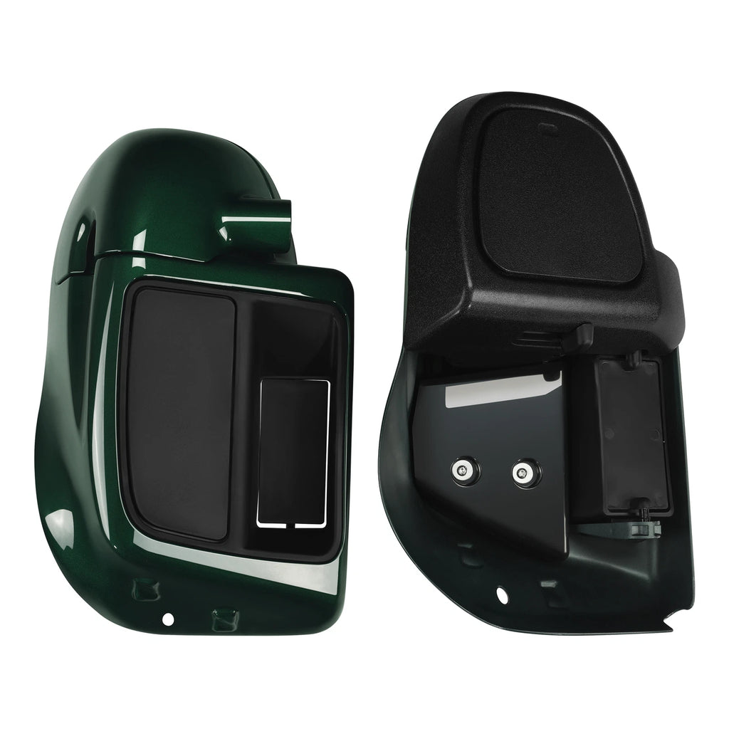 Lower Vented Fairings for Harley Touring Road Glide (2014–2025) Deep Jade Pearl