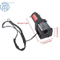 Electric Winch 3500lbs for Universal Use (12V, 1.5HP, 50ft Synthetic Rope)