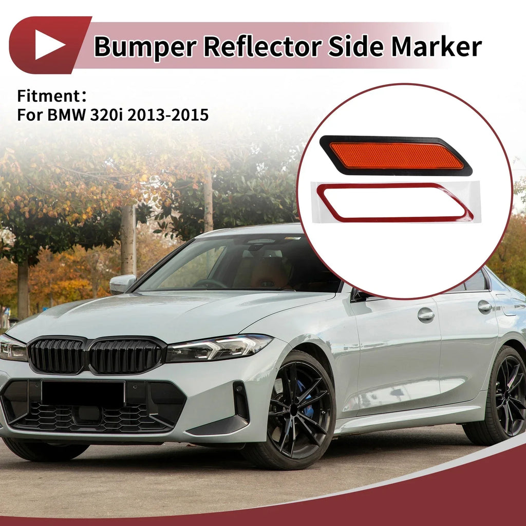 1 x Passenger Side Bumper Reflector for BMW 320i (2013-2015)