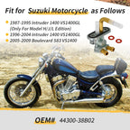 Fuel Cock Petcock w/O-Ring for Suzuki VS1400 Intruder (1987–2009) 44300-38B02