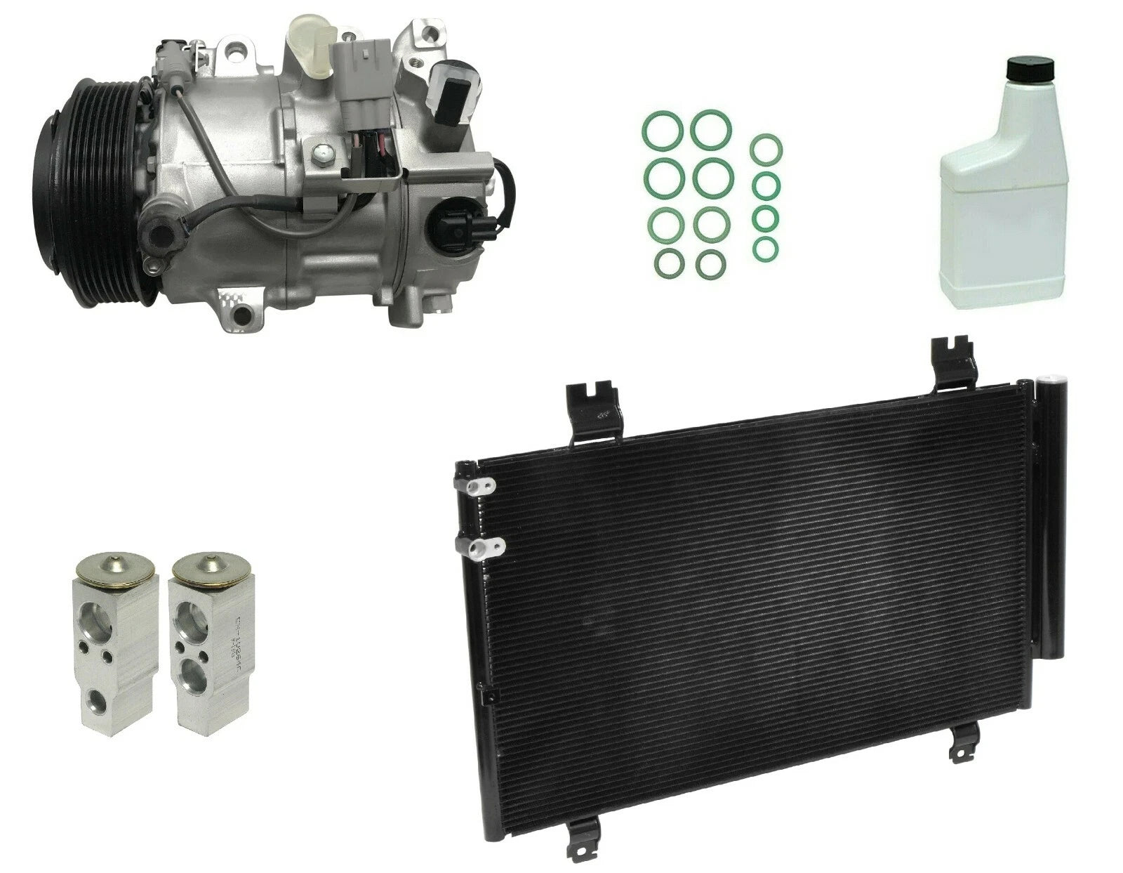 AC Compressor Kit with Condenser for Nissan Patrol Y61 (1997–2016)