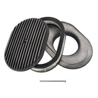 Short Valve Covers & 12" Oval Air Cleaner for SBC Chevy (1958–1986)