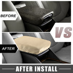 Center Console Armrest Cover for Nissan Altima (2007–2012) Light Brown