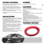 Engine Start Push Button Ring Cover for Honda Civic/Accord (2016-2022)