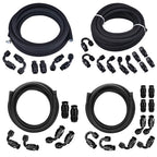 PTFE Fuel Line Hose Kit for 6/8/10AN Black Nylon PTFE (E85) (2010–2016)