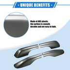 4 x Car Roof Rack Side Rails End Covers for Lexus LX570 (2008-2015) Gray