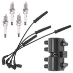 Ignition Coil & Spark Plugs & Wires for Chevy Aveo Pontiac Wave (2004–2011)