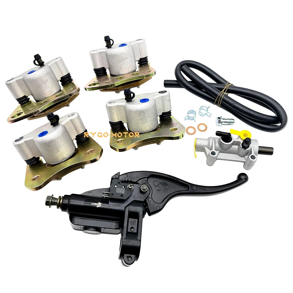Brake Master Cylinders & Calipers W/Pads for Polaris ATP 330 500 (2004–2006)