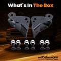 Rear 3'' to 5'' Drop Lowering Kit for GMC Sierra C1500 2WD (1988–1998)