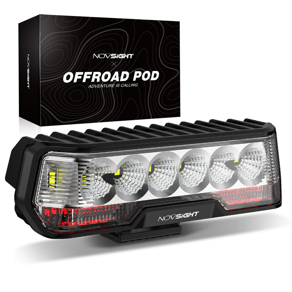 6 Inch LED Reverse Brake Light Bar for NOVSIGHT Rock Series