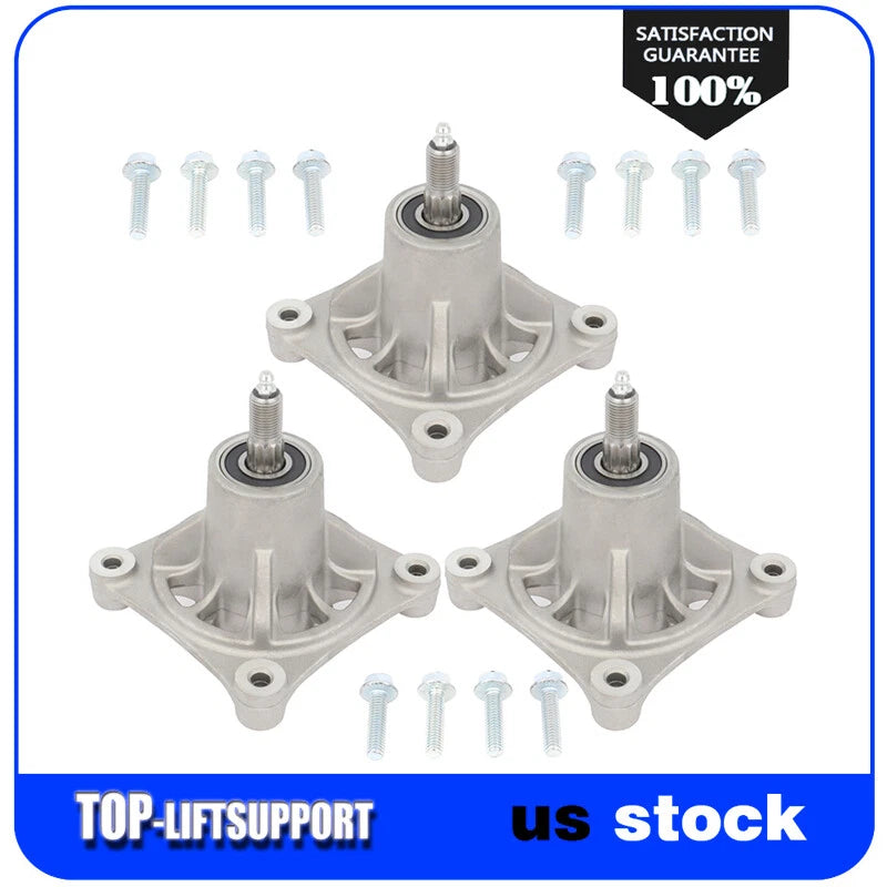 Set of 3 Spindle Assemblies for Hustler Mower Deck