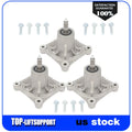 Set of 3 Spindle Assemblies for Hustler Mower Deck