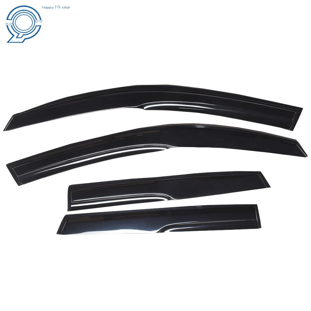 Set of 4 Window Visor Deflectors for Mazda 3 Hatchback (2004-2009)
