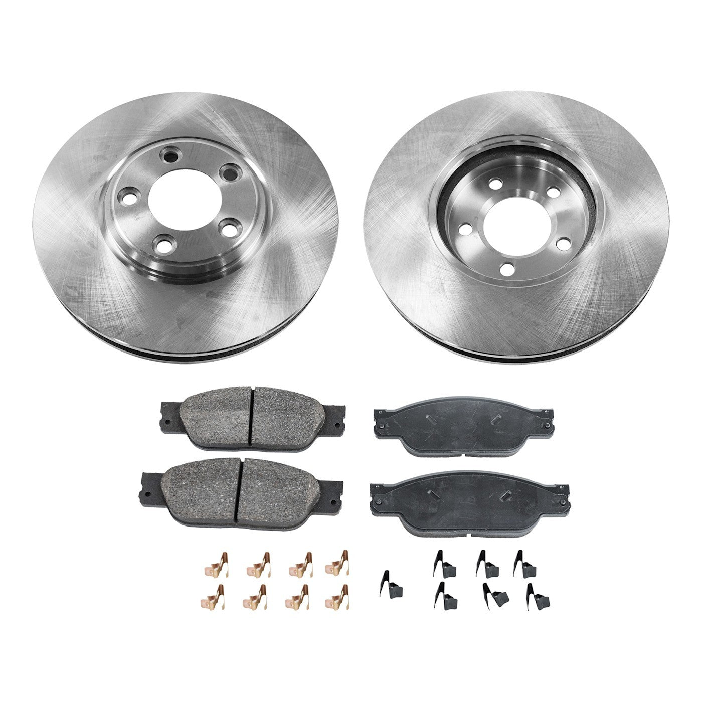 Front Brake Disc Rotors and Pads Kit for Lincoln LS Jaguar S-Type (2000–2002)