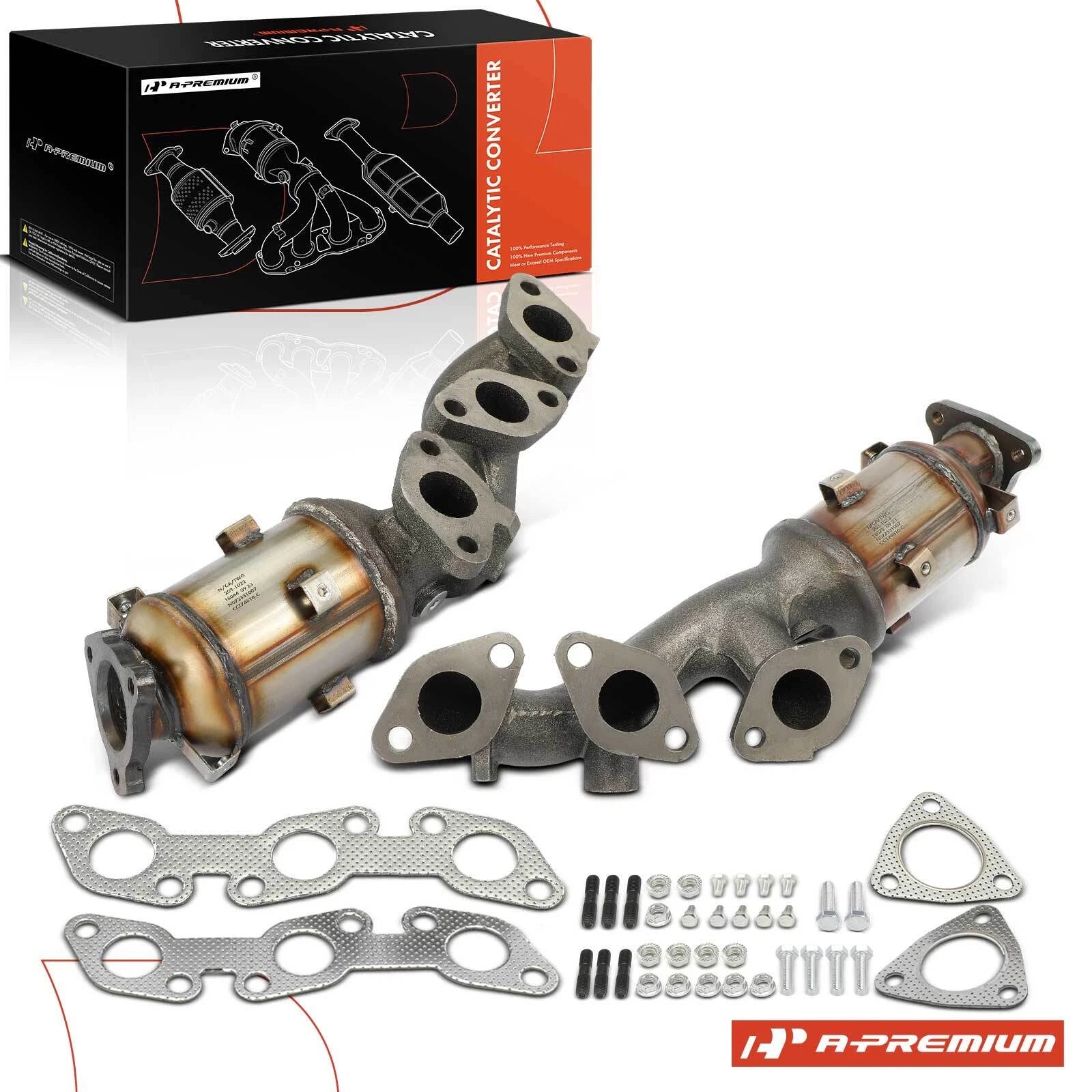 2X Catalytic Converter for Nissan Frontier, Xterra (2002–2004)