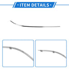 Bumper Grille Trim Garnish No. 2128850421 for Mercedes-Benz W212/E (2010–2013)