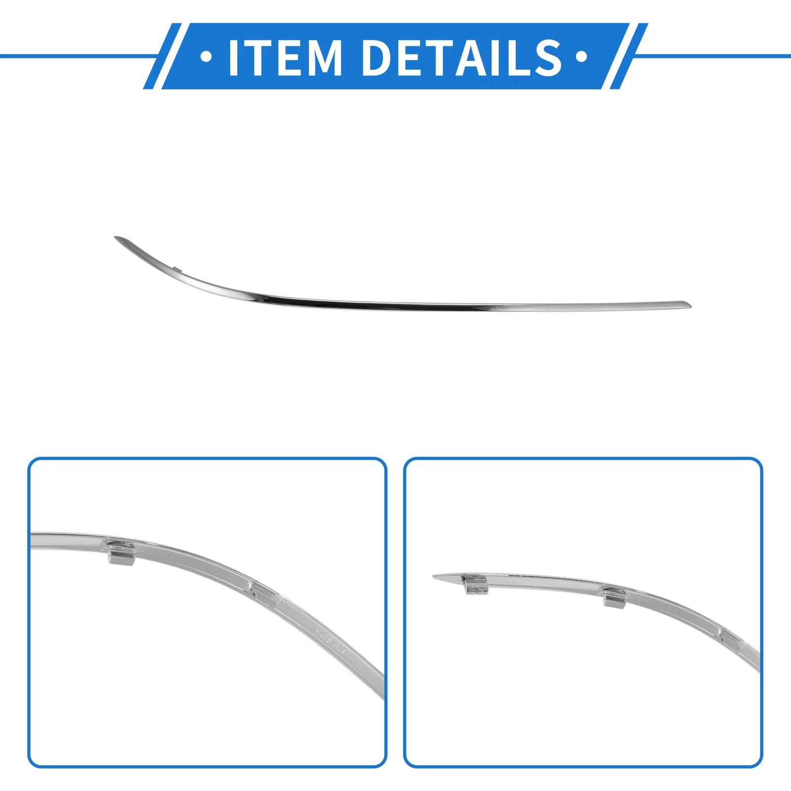 Bumper Grille Trim Garnish No. 2128850421 for Mercedes-Benz W212/E (2010–2013)