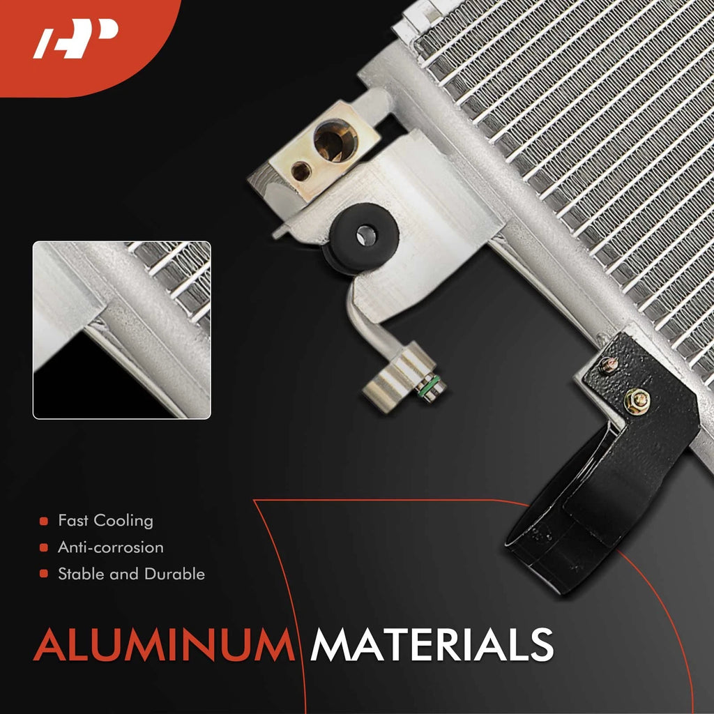 A/C Condenser with Bracket for Isuzu Rodeo (1998-2001) Amigo (1998-2000)