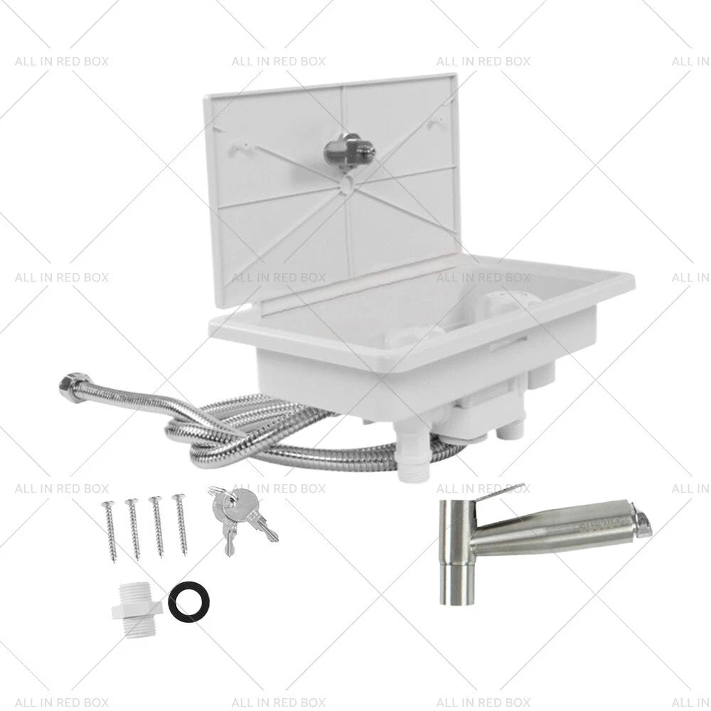 Shower Box Kit for Caravan RV (External Lock)