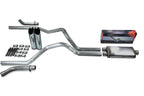 Dual Exhaust Kit for Chevy GMC 1500 (1988–1995) 2.5" Slash Tips