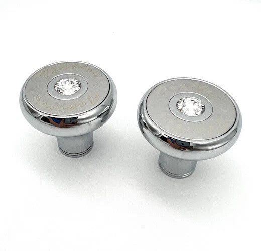 Air Valve Knob Chrome Clear Diamond Deluxe for Peterbilt Kenworth