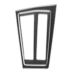2pcs Carbon Fiber Gear Shift Panel Cover Trim for VW Golf MK8 (2020–2024)